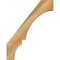 Ekena Millwork 6"W x 22"D x 28"H Balboa Rough Sawn Knee Brace, Western Red Cedar BRC06X22X28BOA00RWR - alternate 3